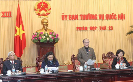 ວາລະປະຊຸມຄັ້ງທີ23ຂອງຄະນະປະຈຳສະພາແຫ່ງຊາດ